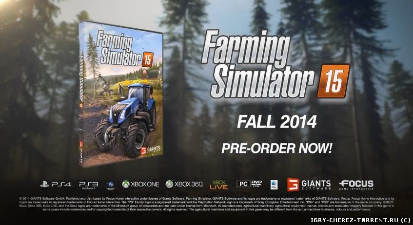 Farming Simulator 2015 бесплатно